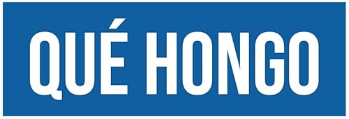 Signs ByLITA Basic Que hongo Sign (Blue) - Small