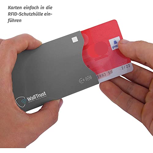 RFID Schutzhülle Walltrust NFC Schutzhüllen aus Papier für Karten