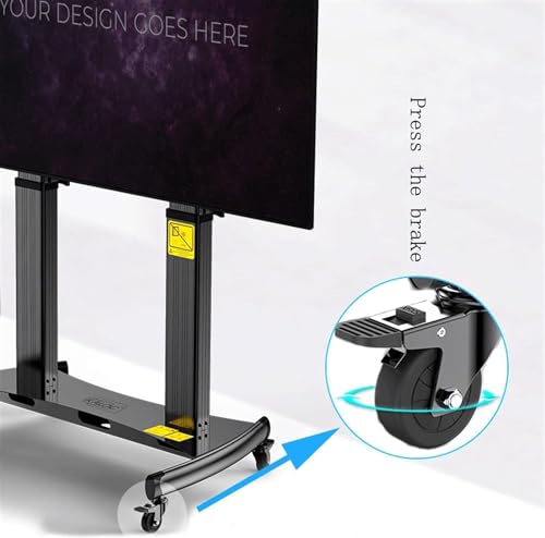 Soporte móvil universal para TV con ruedas miniatura 4