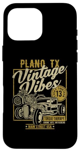 Plano Texas USA �r���e�[�W�o�C�u�X �z�b�g���b�h�ƃI�[�g�o�C�f�U�C�� �X�}�z�P�[�X iPhone 16 Pro Max �p