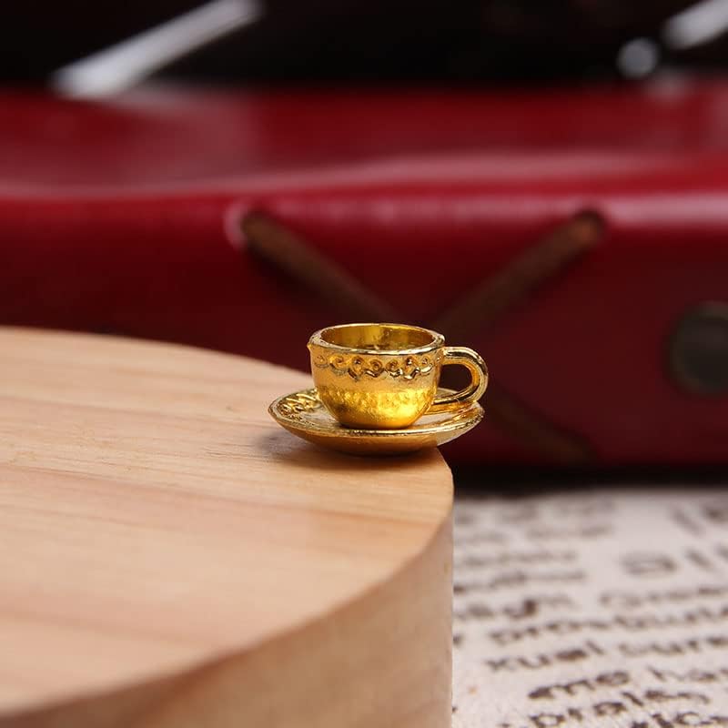 Acxico 30Pcs Coffee Cup and Tray Charms/Pendants Antiqued Silver Double Sided 3D 14 x 14 mm DIY Handmade Accessories - Image 2