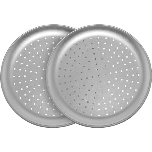 G & S Metal Products Company 12-inch Pizza Pans, Set of 2