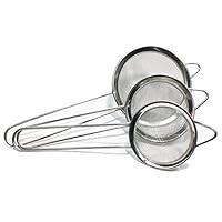 JOGO DE PENEIRAS DE INOX Ø 8-10-12CM - CM48