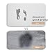Stone Bath Mat Diatomaceous Earth Bath Mat Non-Slip Absorbent Quick Drying Easy to Clean Natural diatomite Bathroom mat Stone Shower mat Light Gray (23.6 X 15.7 Inches)