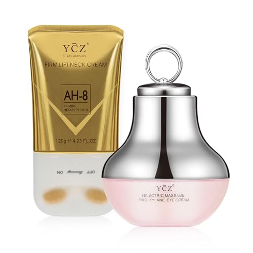 Ycz Neck-Eye Care Set - 5.99 Fl Oz Anti-Aging & Firming Treatment for Eye & Neck, Deep Moisturizing...