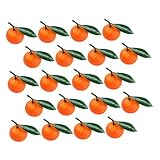 Construcción robusta: diseñadas para durar, estas naranjas artificiales están hechas de materiales resistentes que resisten el desgaste, frutas decorativas artificiales, frutas falsas