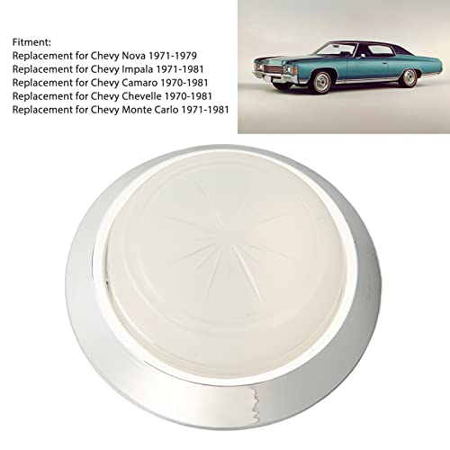 Lente de luz de techo y base de lámpara interior para Nova Impala Camaro Chevelle 3