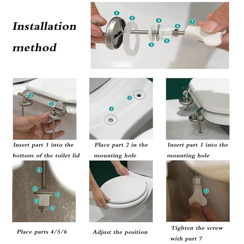 Abattant WC frein de chute en résine multicolore universel - 8