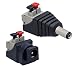 Produktbild 1x DC Buchse + 1x DC Stecker Hohl Adapter Kurz >Terminal Block 2 Pin Druck Klemmen Set