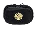 Russian Military Army Winter Hat Ushanka *BLACK-L* w/Imperial Eagle Crest Badge