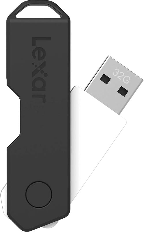 JumpDrive TwistTurn2 32GB USB 2.0 Flash Drive, Black (LJDTT2-32GABNABK)