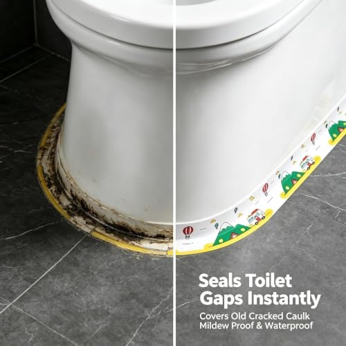 Image of HASTHIP 3 Rolls Caulk Tape, Waterproof Self Adhesive Sink Sealing Strip