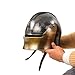 Nagina International Gothic Styled Coventry Sallet Medieval Helmet With Antique Black & Bronze Finish | | LARP & Combat Schaller Halloween Knight Armour Costume