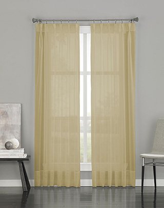 Curtainworks Soho Voile Sheer Rideaux Panneau Cover