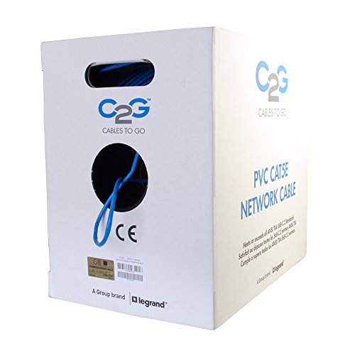 C2G Cable de red Cat5e Bulk 304.8 m Azul miniatura 4