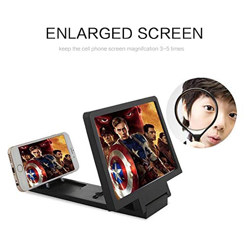 Lupa para la Pantalla, Amplificadores de Pantalla, Soporte para proyector HD, Escritorio(Wit)