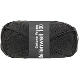 LANA GROSSA Meilenweit Cotone Vegano| Die Alternative ohne tierische Fasern | Handstrickgarn aus 76% Baumwolle, 14% Polyamid & 10% Polyester | 100g Wolle zum Stricken & Häkeln | 420m Garn FB12