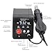 Weld Lux Hot Air Rework Station, High Power with 3 Memories, Sleep Mode, Airflow Efficiency, °F /°C Display, Accurate Temp.(212°F~932°F), Anti-static, Suitable for Electronics Repairin