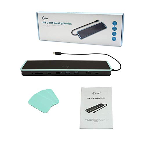Base de conexión USB-C 4K HDMI Thunderbolt 3 Hub Multipuerto Gigabit LAN SD 5