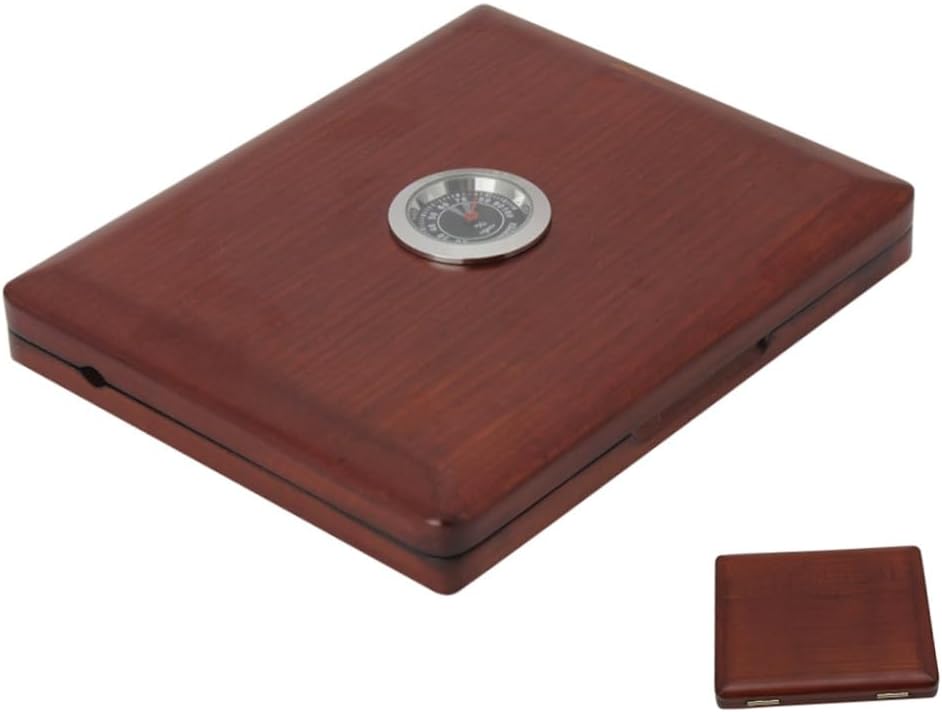 5pcs Amber Oboe Reed Box with Hygrometer Portable Reed Holder Case and Protection for Wind Woodwind Accessories