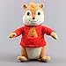 changshuo Stofftier Alvin Und Die Chipmunks Rote Farben Eichhörnchen Weiches Plüschtier Gefüllte Puppen 32 cm