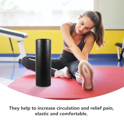 Rodillo de espuma de alta densidad Luxshiny para yoga, masaje muscular multifuncional para cuello, espalda, hombros y piernas, accesorio para pilates y fisioterapia miniatura 3