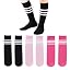 Blackwhite/Pinkwhite/Rose Pink-3pairs