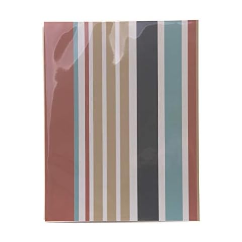 Kenro Candy Stripe Colourful Mini Photo Album for 36 Photos 7x5 Inch / 13x18cm Portrait - CN107SR Cover