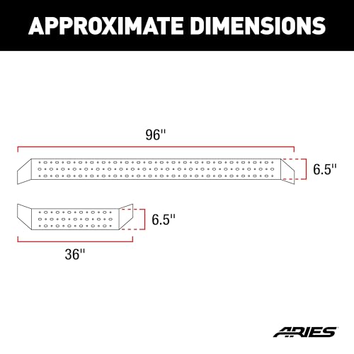 ARIES RidgeStep estribos para furgoneta negra 96 pulgadas miniatura 3