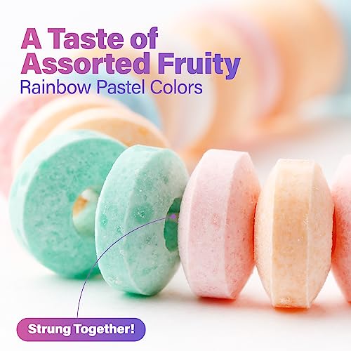 Fresh Finest 36-Count Bulk Candy Necklaces - Individually Wrapped Novelty Candy Necklaces. Ideal for Party Favors, Goody Bags, Candy Buffets, and Retro-Themed Events.