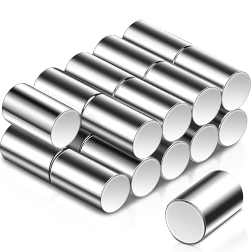 Scheiben Aimant 20 Mini disques magnétiques, aimants puissants 6 x 10 mm, Aimant Puissance néodyme Argent, Disque magnétique Extra Fort, aimants pour...