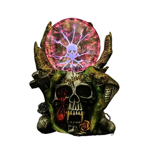 Lampada a Sfera Magic Ion Ball, Lampada a Sfera al Plasma Leggera Lampada da scrivania sensibile al Tocco USB o alimentata a Batteria Lampada da Tavolo Regalo per Feste Halloween