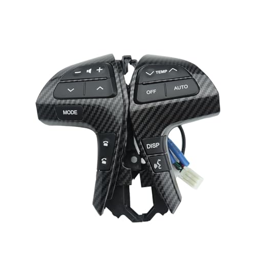 Bouton de commande au volant en carbone pour Toyota Hilux et Camry