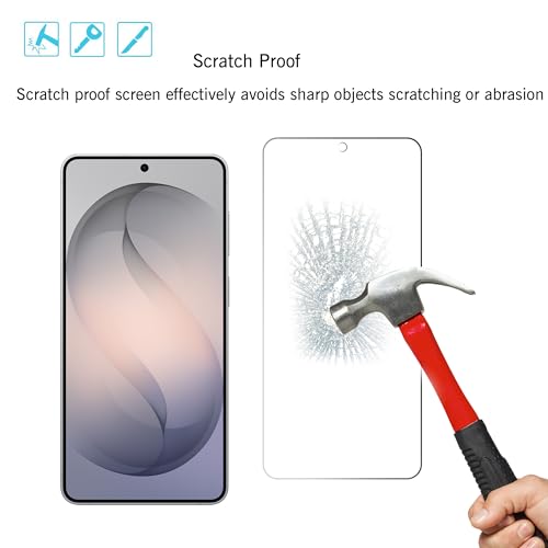Image of Ailun Glass Screen Protector for Galaxy S26+ / S26 Plus [6.7 Inch] 3Pack+2Pack Camera Lens Tempered Glass Fingerprint Unlock 0.25mm Anti-Scratch Case Friendly Clear-HD[Not for S26 /S26 Ultra]