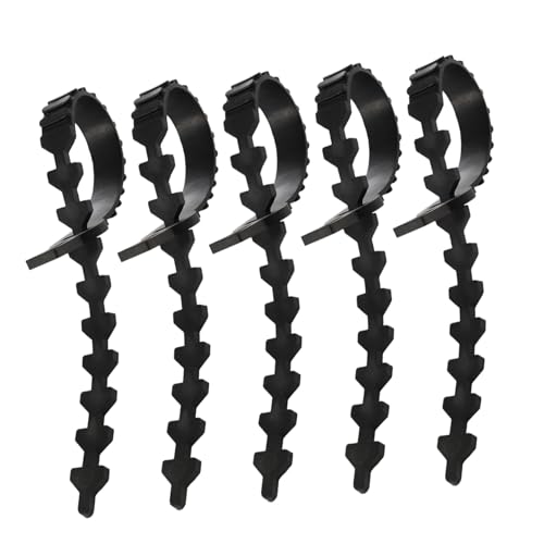 Gatuida 5 pièces Sangles Éco-responsables Caoutchouc Attaches Réglables pour Branches et Tuteurs Arbres Soutien Pratique pour Jardin et Plantations