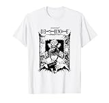 Death Note Light and Ryuk in Ornate Frame Anime T-Shirt