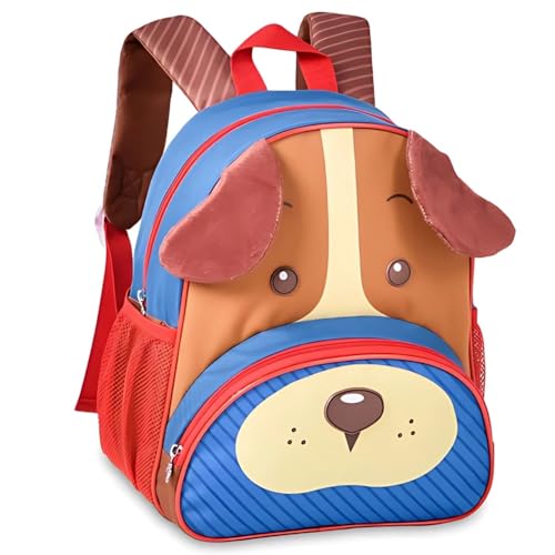 Mochila Costa Infantil Cachorro Vermelha 13' - Clio 2025