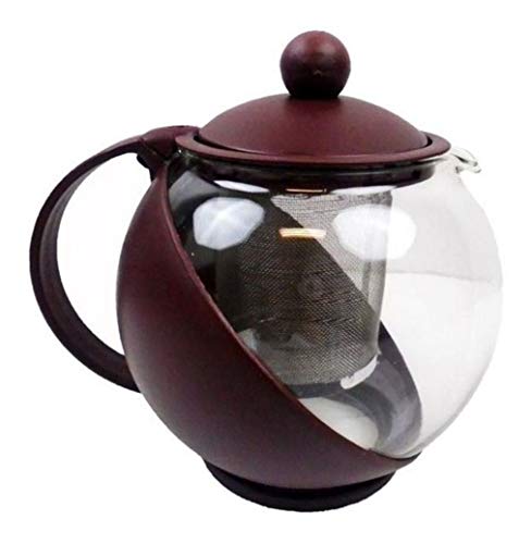 Chaleira Bule De Plástico E Vidro C/Infusor/Filtro (1250ML)