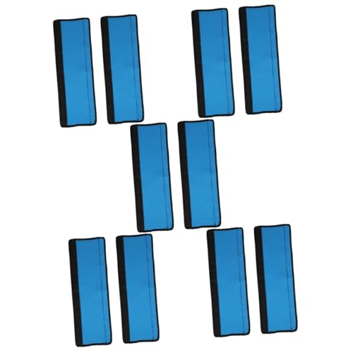DIYEAH 10 Piezas Protector para Manijas de Frigorífico y Microondas Funda Duradera Antideslizante Lavable para Cocina Cubre Manijas de Puerta Refrigerador y Gabinete Color Azul