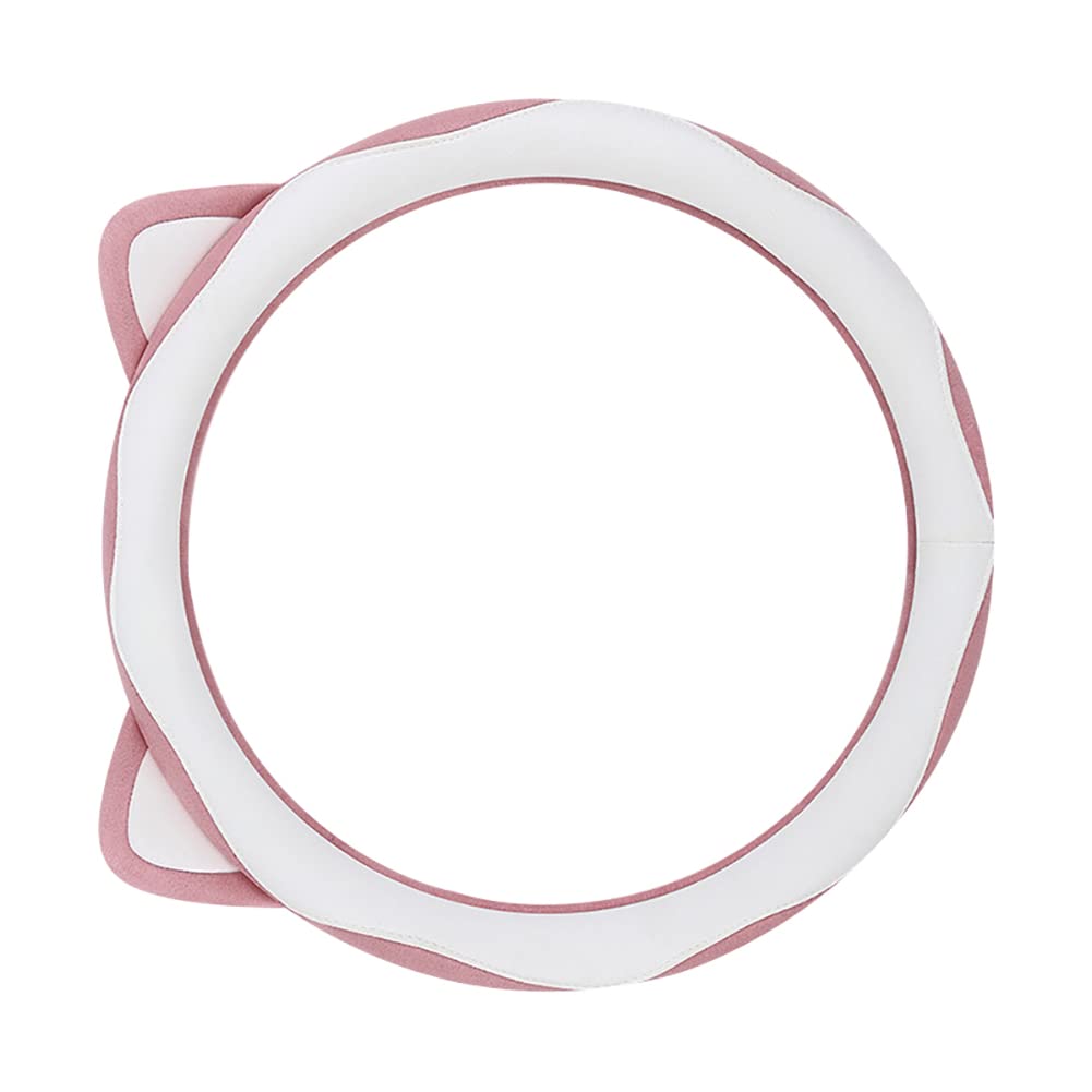 Set Di 3 Coprivolante Auto Con Orecchie Da Gatto E Sottobicchieri: Accessori Carini E Antiscivolo Per Donna - 3