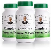 Dr. Christophers Formulas Complete Tissue and Bone, 440mg, 100 Capsules 3 Pack
