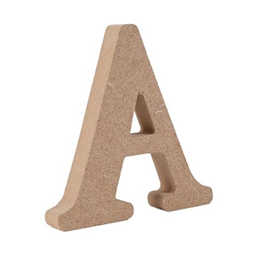Décoratif Lettres en Bois, Freeas Couleur Originale 26 Alphabet Bois Lettres pour Déco Nom des Enfants Fête d'anniversaire de Mariage Décoration de maison et de chambre à coucher