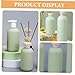 PAMINGONO 4Piezas Botellas Vacías para Champú y Jabón Dispensador Portátil Tapa Abatible para Baño y Cocina Imagen de PAMINGONO 4Piezas Botellas Vacías para Champú y Jabón Dispensador Portátil Tapa Abatible para Baño y Cocina