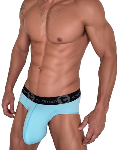 Wildmant Cotton Monster Cock Brief Light Blue3