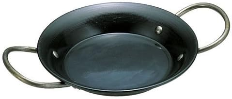 ヒキモト Hikimoto PPE03032 Paella Pot, Both Hands, 12.6 inches (32 cm), Iron, Japan