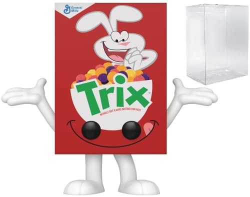 Image of POP Ad Icons: General Mills- Trix Cereal Box Funko Pop! Vinyl Figure (Bundled with Compatible Pop Box Protector Case), Multicolored, 3.75 inches