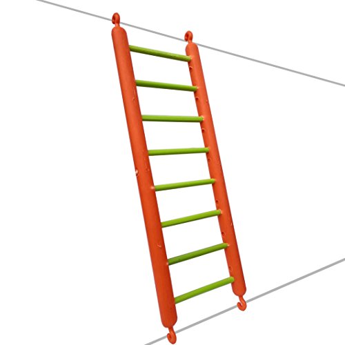 PetNest imported Plastic ladder bird toy for parkeets and parrots
