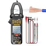 Kixolazr Digitales Zangenmultimeter,4000 Counts Berührungsloser DC Tester | Intelligentes Digitales Display Zangenmultimeter für Werkstatt Garage Automotive Industrie,Kfz Werkstatt Industrie Garage