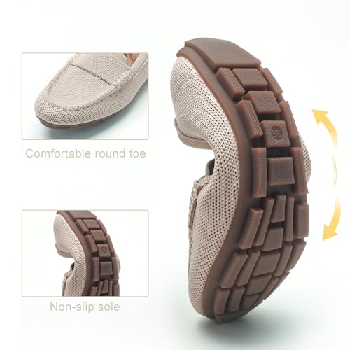 Image of feabtonbd Loafers for Women Comfortable Breathable ShoeCasual Slip On Womens Driving Flats Shoes