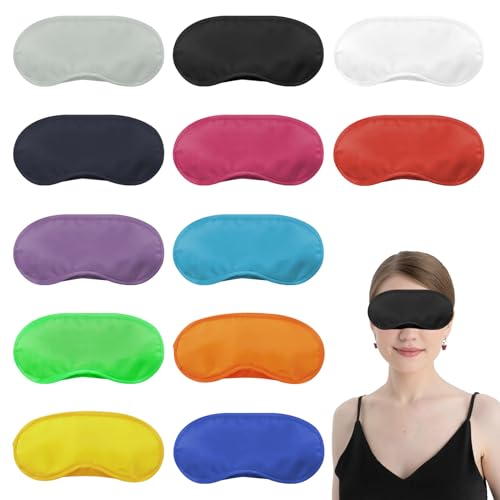 Lot De 2 Masques De Sommeil Enfants Rose Et Gris - Bandeau Doux Bloquant Lumière